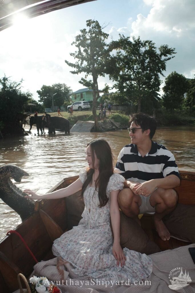 Couple enjoying a private Ayutthaya river cruise, touching an elephant by the riverside, unique cultural experience in Thailand
Ayutthaya River Cruise

Ayutthaya Private Boat Tour

Ayutthaya Island Cruise

Elephant & River Life Cruise Ayutthaya

Ayutthaya Riverside Photography

ล่องเรืออยุธยา

ล่องเรือเจ้าพระยา อยุธยา

ล่องเรือส่วนตัว อยุธยา

ล่องเรืออยุธยา ถ่ายรูป